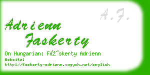 adrienn faskerty business card